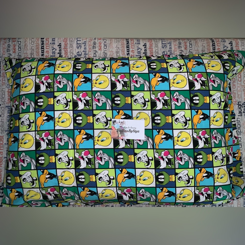 New! Looney Tunes Pillow Cover’s (hand sewn)
